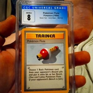 Vintage Base set pokemon Flute CGC SLAB